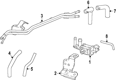 Emission Components for 2025 Honda Civic #1