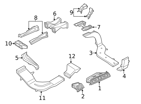 Ducts for 2016 BMW 535d #0