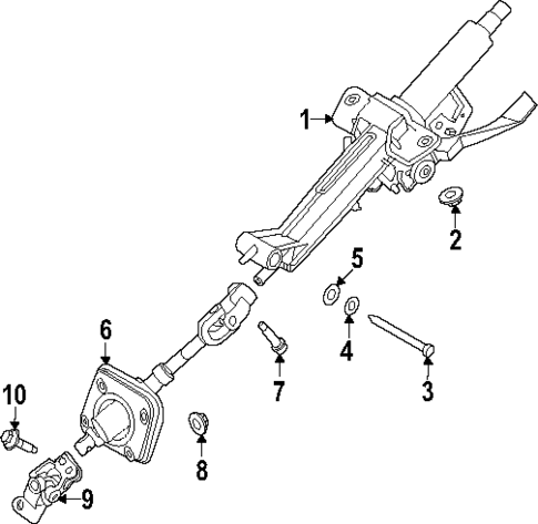 Steering Column Assembly for 2023 Genesis GV60 #0