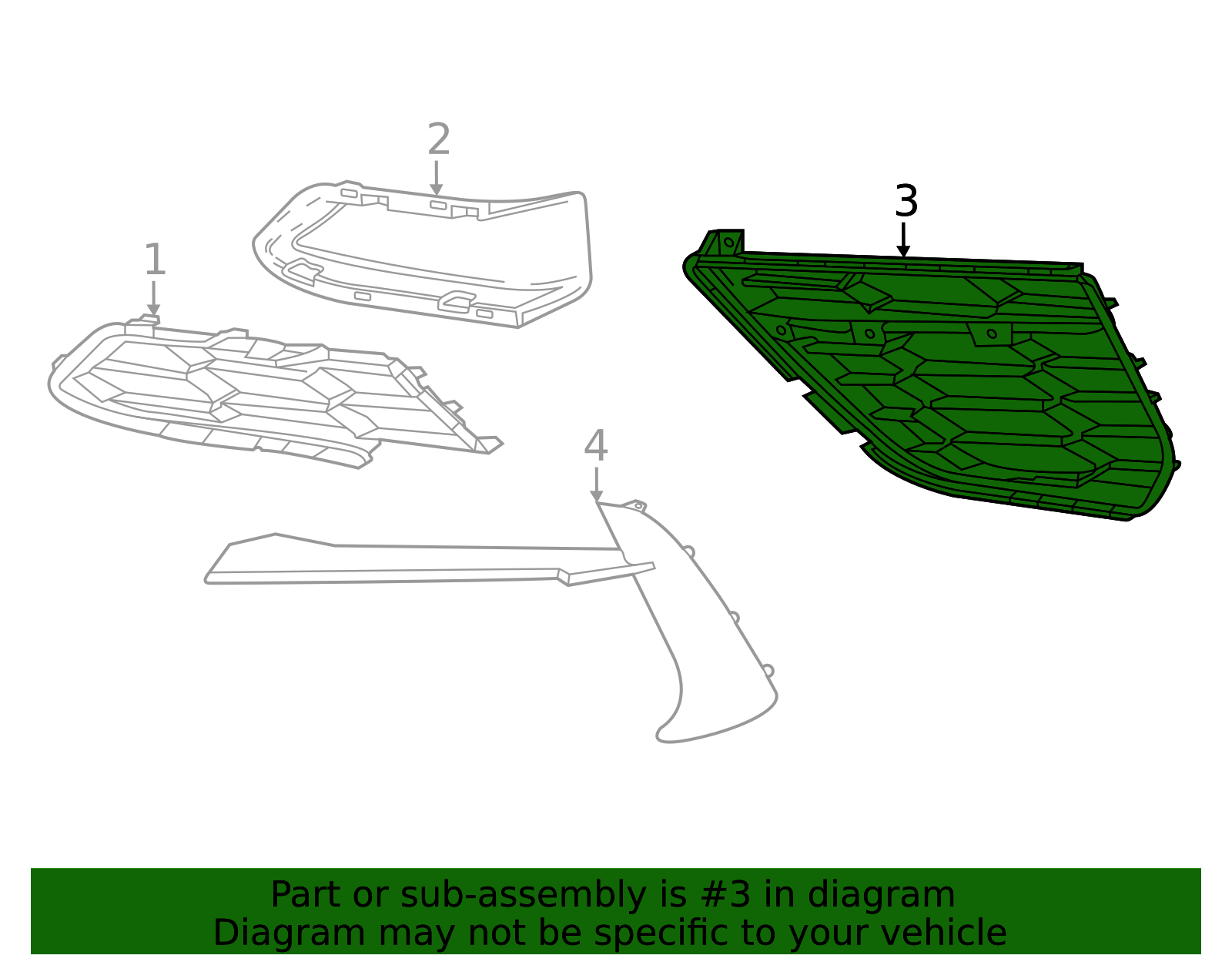 Front Grille Replacement - OEM Exterior Styling for GM | AutoNation Parts