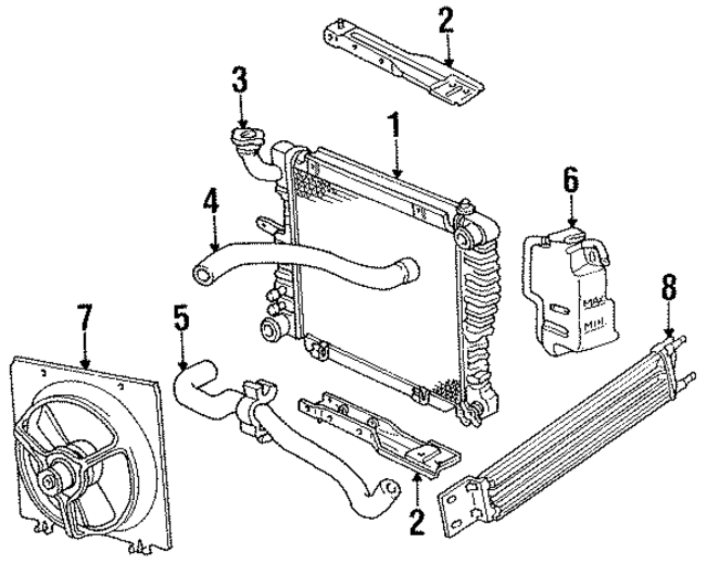 4266628 - Cooling System: Oil Cooler Assembly for Mopar Image