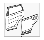 670030R091 - : Door Shell for Toyota: RAV4 Image