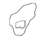 678410R051 - Body: Water Shield for Toyota Image