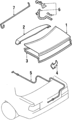 644011A410 - Body: Trunk Lid for Toyota: Corolla Image