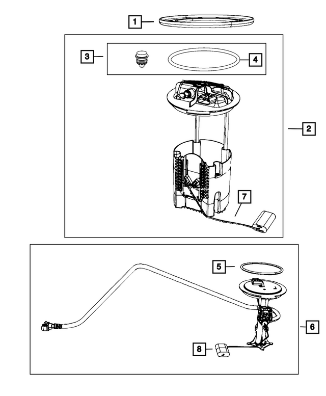 52030369AA - Fuel and Accelerator Pedal: Lock Ring for Mopar Image