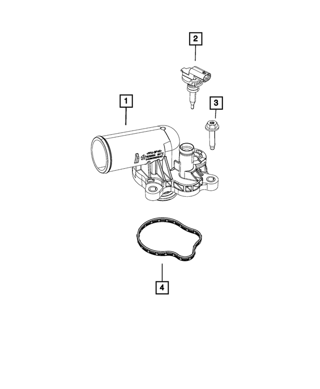 68217702AD - Cooling: Fluid Temperature Sensor for Mopar Image image