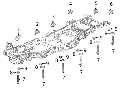Body Mounting for 2025 GMC Yukon #0
