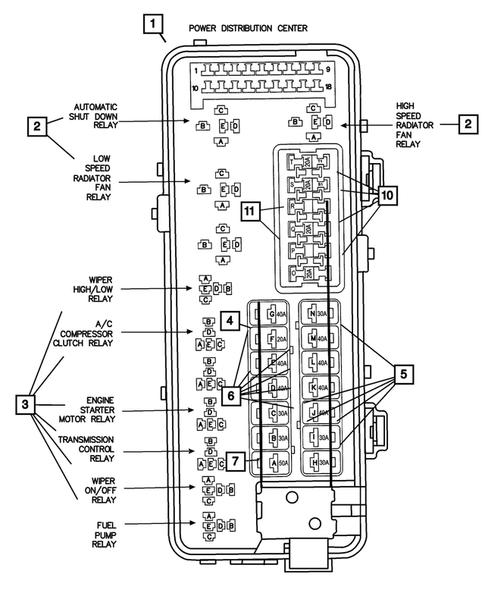 Relays for 2004 Dodge Intrepid #0