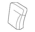 7155230870 - Body: Seat Back Pad for Lexus: GS350, GS450h, GS460 Image