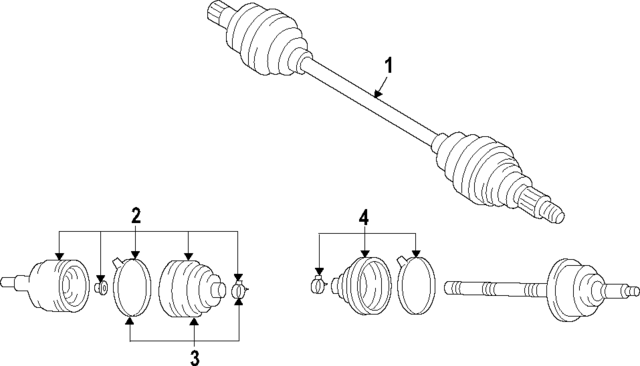 3817A157 - : Outer Boot for Mitsubishi Image