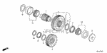 232215T0000 - Transmission - Automatic: SHAFT, FINAL DRIVE for Honda Image