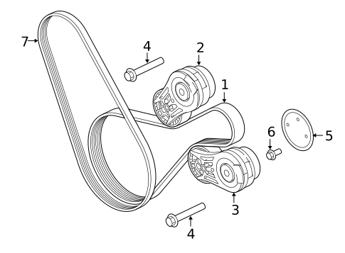 Belts & Pulleys for 2021 Land Rover Range Rover Sport #0