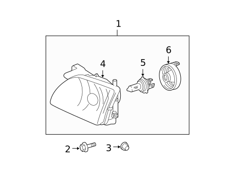 Bulbs - Chassis for 2003 Toyota Tacoma #0