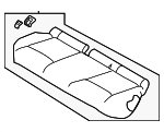 883006MA1A - Body: Cushion Assembly for Nissan Image