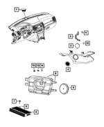 5064609AC - Electrical: Sub Woofer Speaker for Dodge: Durango Image