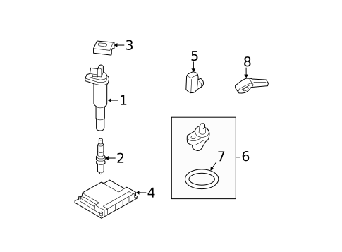 Ignition System for 2013 BMW X5 #0