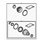 442946100 - : Boot Kit for Lexus: RZ300e, RZ450e Image