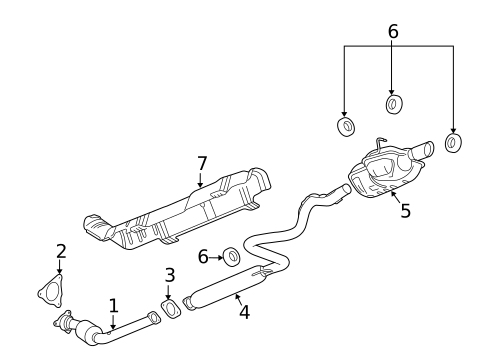 Exhaust Components for 2011 Chevrolet HHR #0