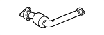 19418953 - Exhaust: Converter &amp; Pipe for Chevrolet: Cobalt, HHR | Pontiac: G5 Image