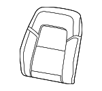 92247315 - Body: Seat Back Cover for Chevrolet: Caprice Image