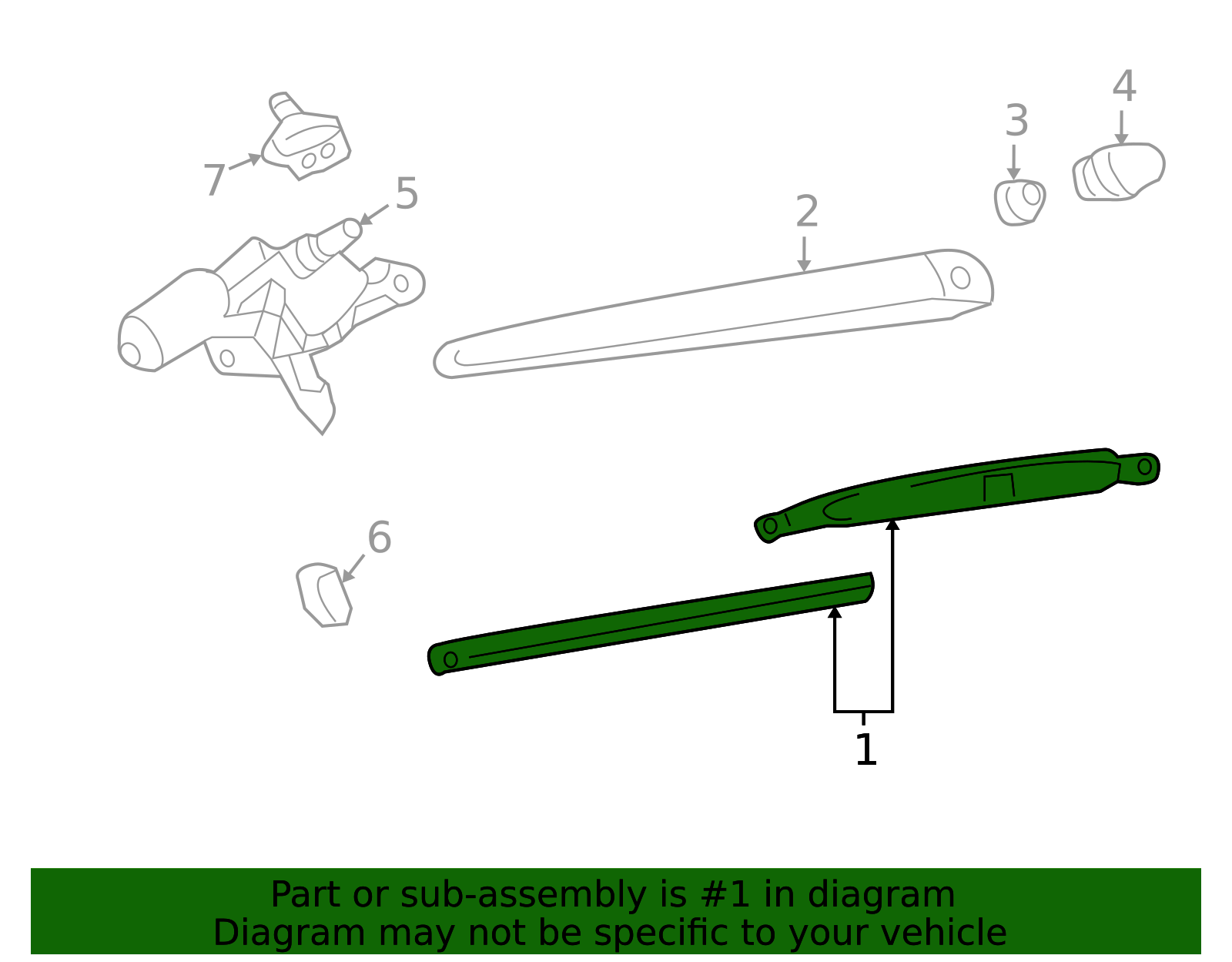 10 Inch Rear Wiper Blade - Fits Chevy Traverse, Buick Enclave, Hummer H2, Dodge Nitro & More (J-Hook)