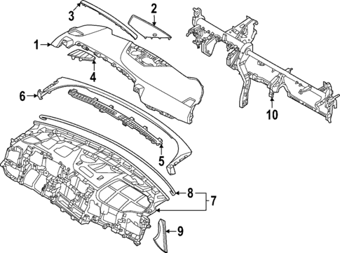 Instrument Panel for 2025 Kia Sportage #0