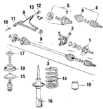 171407169 - Brakes: Control Arm Clamp for Volkswagen: Cabriolet, Rabbit Image