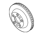 7L8615302 - Brakes: Disc Brake Rotor for Volkswagen Image