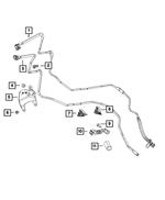 6502993 - Fuel: Hex Flange Head Bolt, Mounting for Mopar Image