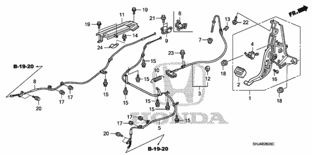 Parking Brake for 2007 Honda Odyssey #0