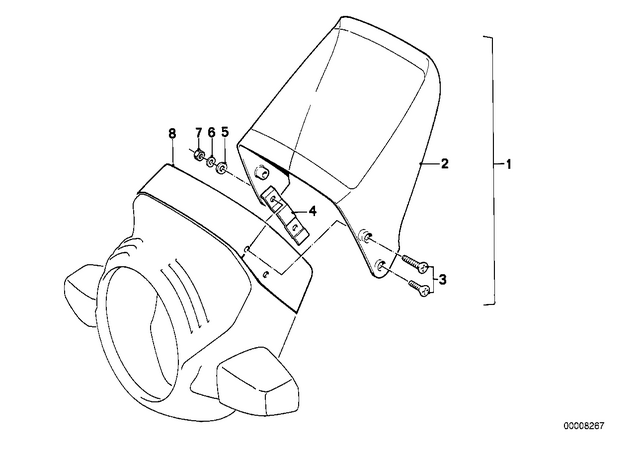 46632300145 - : Template                  for BMW-Motorrad Image