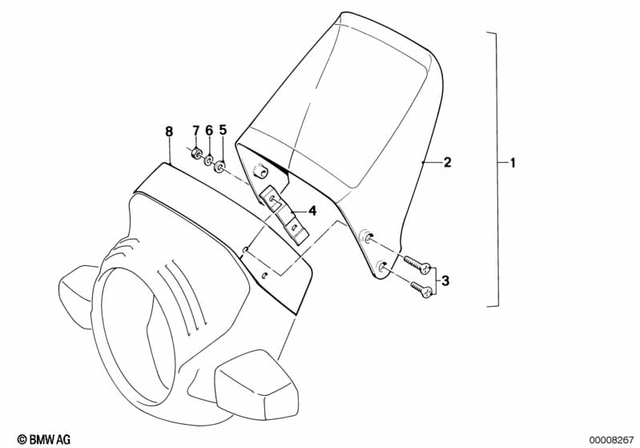 7119928503 - Instruments: Csk.Fillister Head Srew - M5X30 for BMW-Motorrad Image