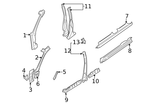 Rocker for 2004 Subaru Outback #0