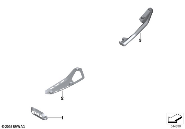 63179898787 - : Trim Auxiliary Headlight for BMW-Motorrad Image