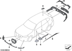 51625B4D6D2 - : Roof Edge Spoiler, Black, High-Gloss for BMW Image