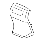 2013-2017 Honda Accord - Garnish Rear *NH167L* (Graphite Black)