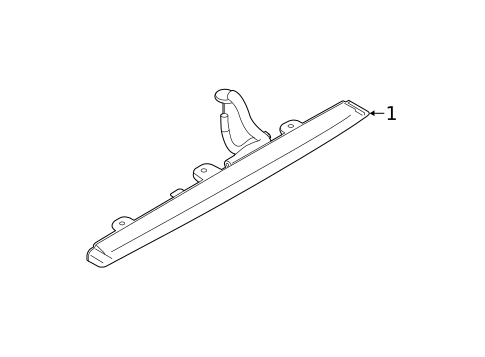 High Mounted Stop Lamp for 2012 INFINITI QX56 #0
