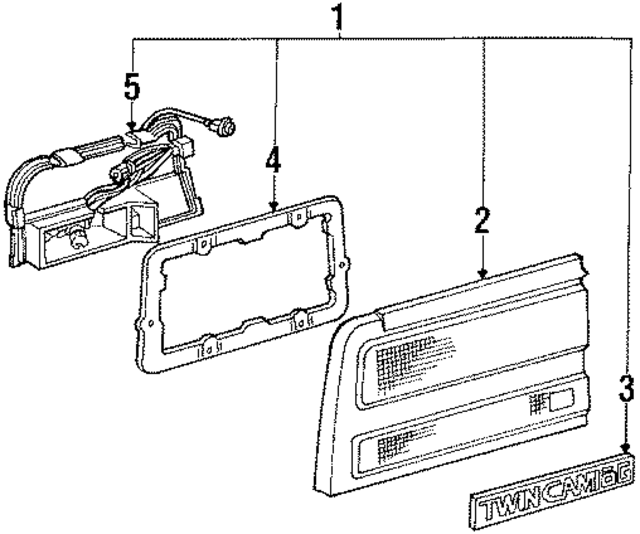 8155417010 - : Lens Gasket for Toyota Image