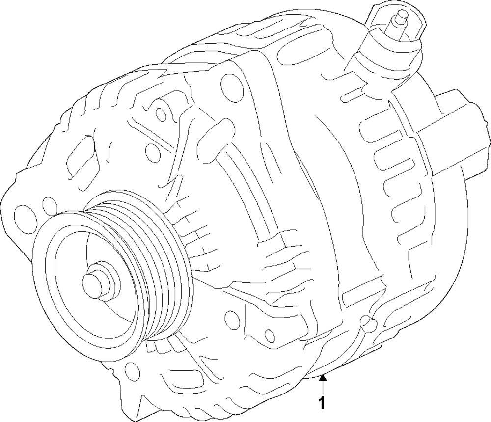 Motorcraft Alternator - New GL987 | O'Reilly Auto Parts
