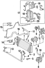8872612410 - : AC Line for Toyota Image