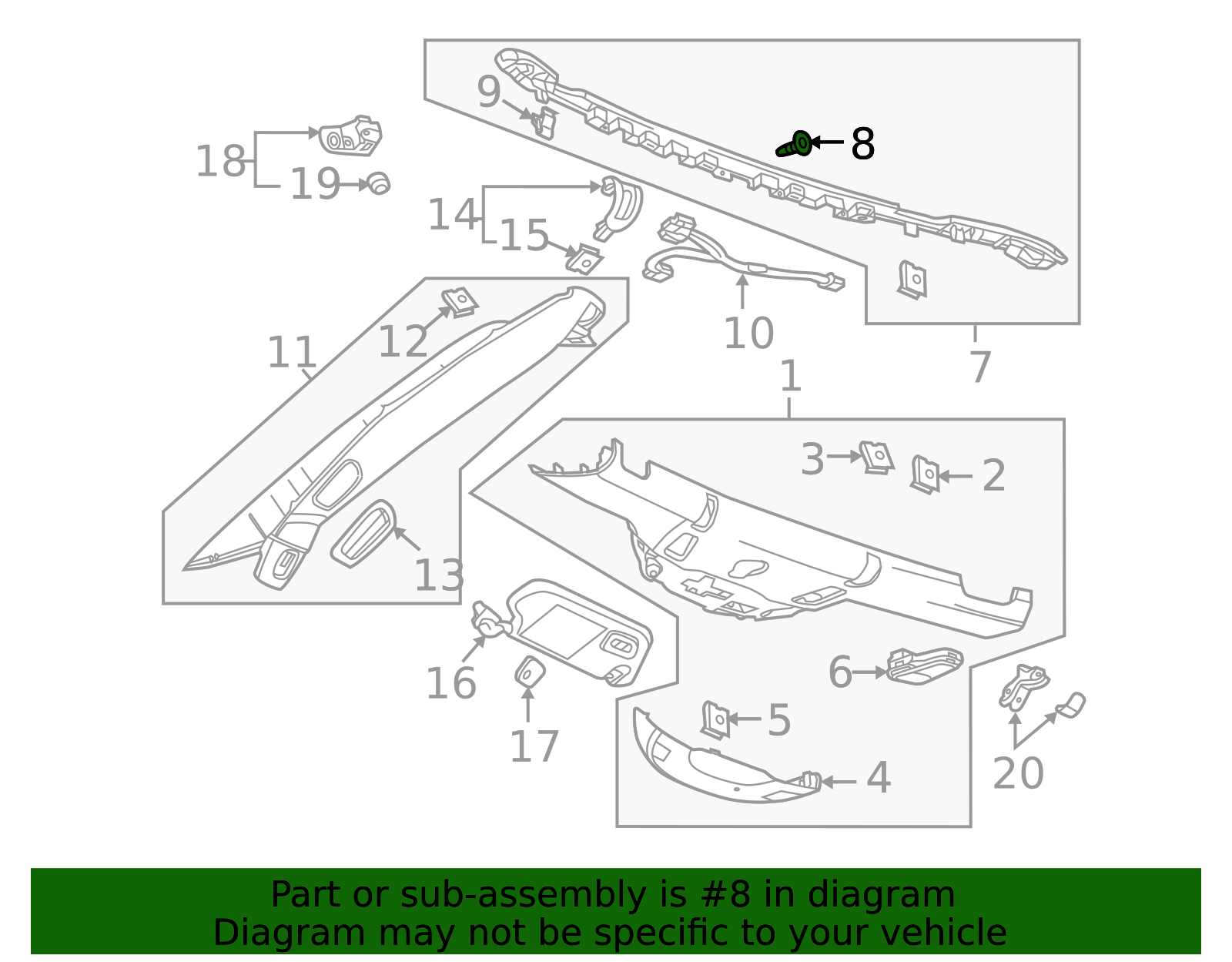 2014-2026 Chevrolet Corvette Multi-Purpose Bolt 11546335 | OEM Parts Online