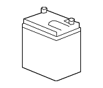 31500SNC00100M - Electrical: Battery for Honda: Civic, CR-Z, Fit, Insight Image