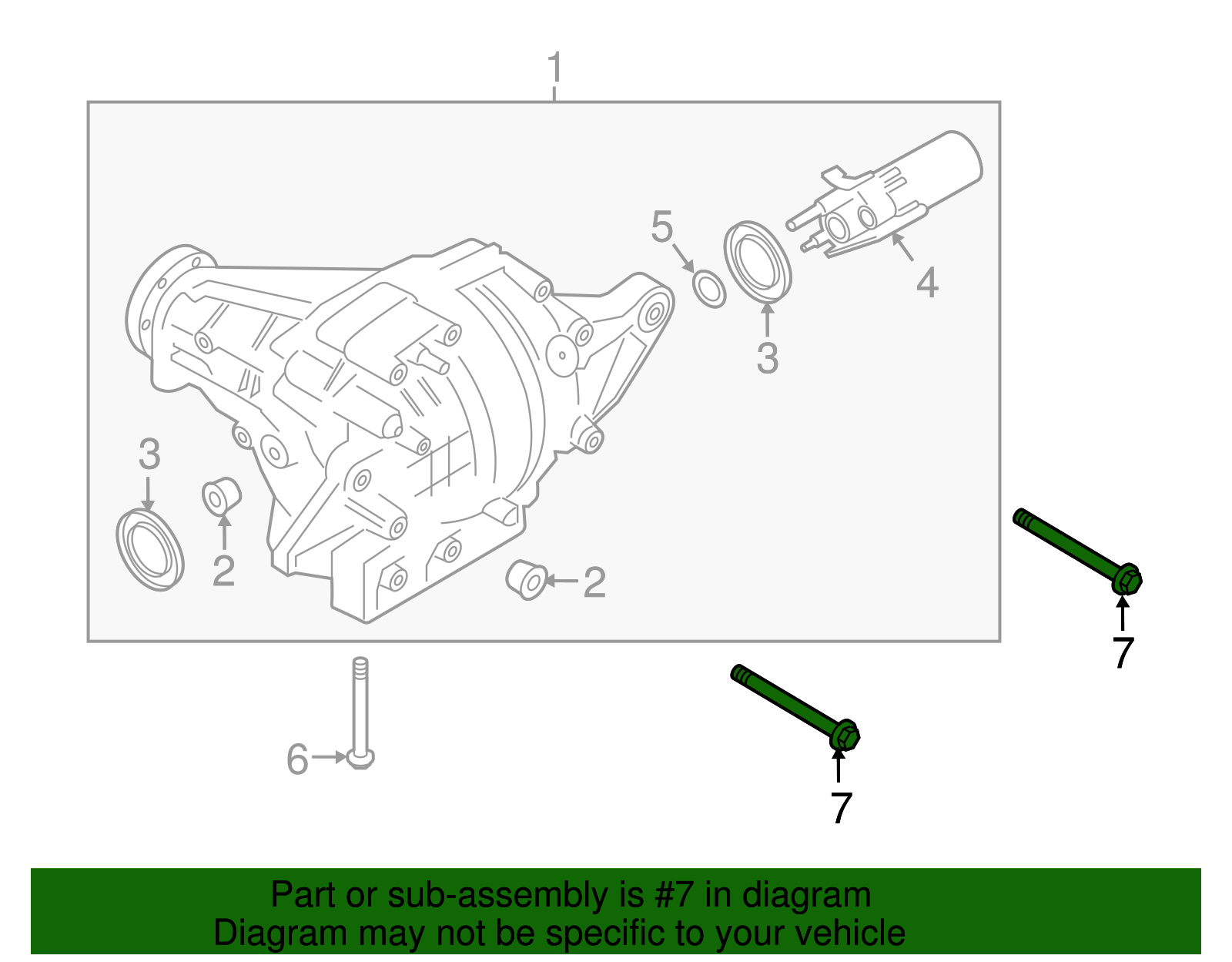 Mount Bolt - Porsche (N-106-405-01)