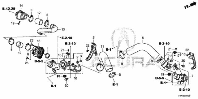 Intercooler Pipe for 2018 Acura NSX #0