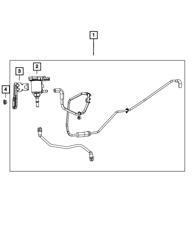 68048521AE - Emission Controls: Proportional Purge Solenoid Harness for Mopar Image