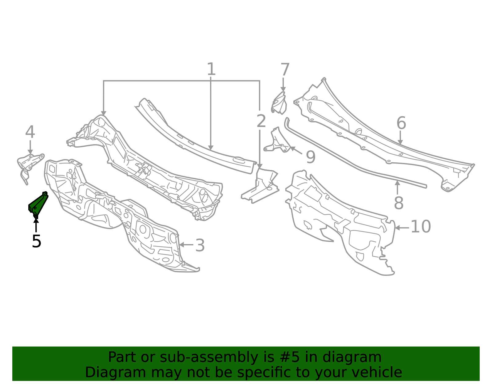 SU003-01229 - Dashboard Panel Bracket 2013-2025 Toyota | Longo Toyota Parts