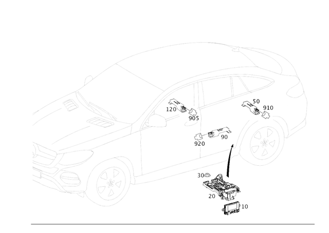 245459726 - Electrical System: Coupling, Mechanical for Mercedes-Benz Image image