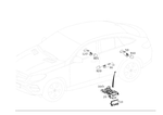 1669050036 - Electrical System: Antenna for Mercedes-Benz Image