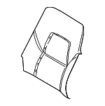 39965541 - Body: Seat Back Cover for Volvo Image