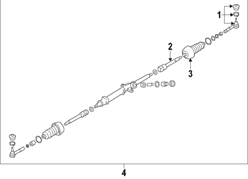Steering Gear & Linkage for 2014 Subaru Forester #1